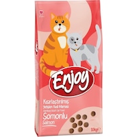 Enjoy Kısırlaştırılmış Somonlu Yetişkin Kedi Maması 10 KG Enjoy Kısırlaştırılmış Somonlu Yetişkin Kedi Maması 10 KG