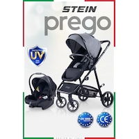 Prego Stein Çift Yönlü Portbebeli Travel Sistem Bebek Arabası Uv Tenteli
