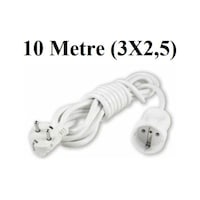 Topraklı Uzatma Seyyar Kablosu 10 Metre Tekli Priz 3x2,5 Mm Seyyar Uzatma Kablosu Topraklı Uzatma Seyyar Kablosu 10 Metre Tekli Priz 3x2,5 Mm Seyyar Uzatma Kablosu