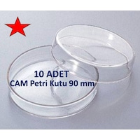 Cam Petri Kabı 90 x 15 MM 10'lu Cam Petri Kabı 90 x 15 MM 10'lu