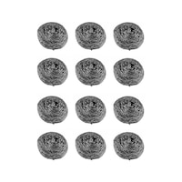 Sinerjishop 12 Adet Paslanmaz Bulaşık Teli Endüstriyel Boy 40 G