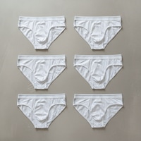 Bonbon Erkek 6'lı Paket Beyaz Renk Slip Bb2787