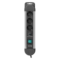 S-link Swapp SPGKS03 3G1.5mm2 900J 3'lü Akım Korumalı Priz 1.5 Metre Gri S-link Swapp SPGKS03 3G1.5mm2 900J 3'lü Akım Korumalı Priz 1.5 Metre Gri
