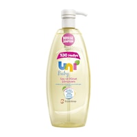 Uni Baby Boyasız Bebek Saç ve Vücut Şampuanı 900 ML Uni Baby Boyasız Bebek Saç ve Vücut Şampuanı 900 ML