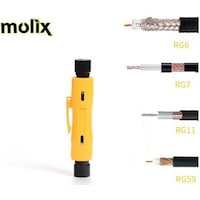 Koaksiyel Kablo Soyucu Sıyırıcı Rg11-Rg6-Rg56-Rg59-Rg7