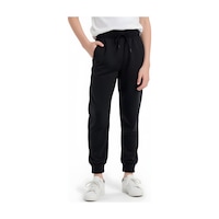 Fyk Kids Düz Jogger Baskısız Çift Cepli Erkek Çocuk Eşofman Altı Siyah Fyk Kids Düz Jogger Baskısız Çift Cepli Erkek Çocuk Eşofman Altı Siyah