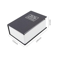 Ayt Sunup Sn- 26087 Kitap Görünümlü Metal Kasa Kumbara Tipi 240x155x55mm Giz Li Saklama Kasası Ayt Sunup Sn- 26087 Kitap Görünümlü Metal Kasa Kumbara Tipi 240x155x55mm Giz Li Saklama Kasası