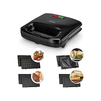Goldmaster GM-7452 Trimax 800 W Mini Tost ve Waffle Makinesi Goldmaster GM-7452 Trimax 800 W Mini Tost ve Waffle Makinesi
