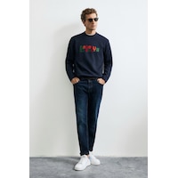 Lufian Fınn Erkek Sweatshirt Lacivert Lacivert 112030202100200 Lufian Fınn Erkek Sweatshirt Lacivert Lacivert 112030202100200
