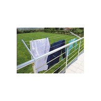 Küpeşte Balkon Demiri Çamaşır Askısı Balkon Çamaşır Askılığı Kola Krom Küpeşte Balkon Demiri Çamaşır Askısı Balkon Çamaşır Askılığı Kola Krom