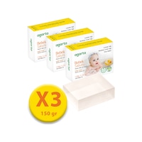 Agarta Doğal Bebek Sabunu 150 G x 3