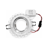 Ct-6594 Led Li Dekoratif Cam Spot Armatür Sümbül Kasa 150 Lm 4000k Duysuz Ampulsuz Diğer