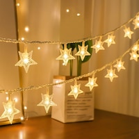 Dekoratif Yıldızlı İp Led Işık - Star Yıldız Led Işık Yılbaşı Süs Dekoratif Yıldızlı İp Led Işık - Star Yıldız Led Işık Yılbaşı Süs