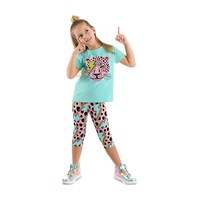 Denokids Mshb&g Şimsek Leo Kız Çocuk T-shirt Tayt Takım Çok Renkli Denokids Mshb&g Şimsek Leo Kız Çocuk T-shirt Tayt Takım Çok Renkli