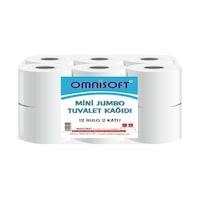 Omnisoft Mini Jumbo Tuvalet Kağıdı 12 Rulo Omnisoft Mini Jumbo Tuvalet Kağıdı 12 Rulo