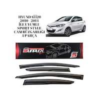 Hyundai İ20 2010 2011 2012 2013 2014 İle Uyumlu Sport Style Cam Rüzgarlığı 4 Parça Sunplex 1 Adet Hyundai İ20 2010 2011 2012 2013 2014 İle Uyumlu Sport Style Cam Rüzgarlığı 4 Parça Sunplex 1 Adet