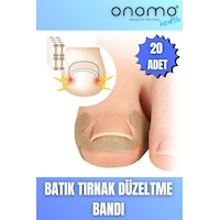 Onomo Health Batık Tırnak Düzeltme Bandı 20 Adet