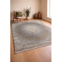 İpek Halı Vales Akrilik Yün İplik Dokuma 200x290 6m2 Makina Halısı Krem - Gri İpek Halı Vales Akrilik Yün İplik Dokuma 200x290 6m2 Makina Halısı Krem - Gri