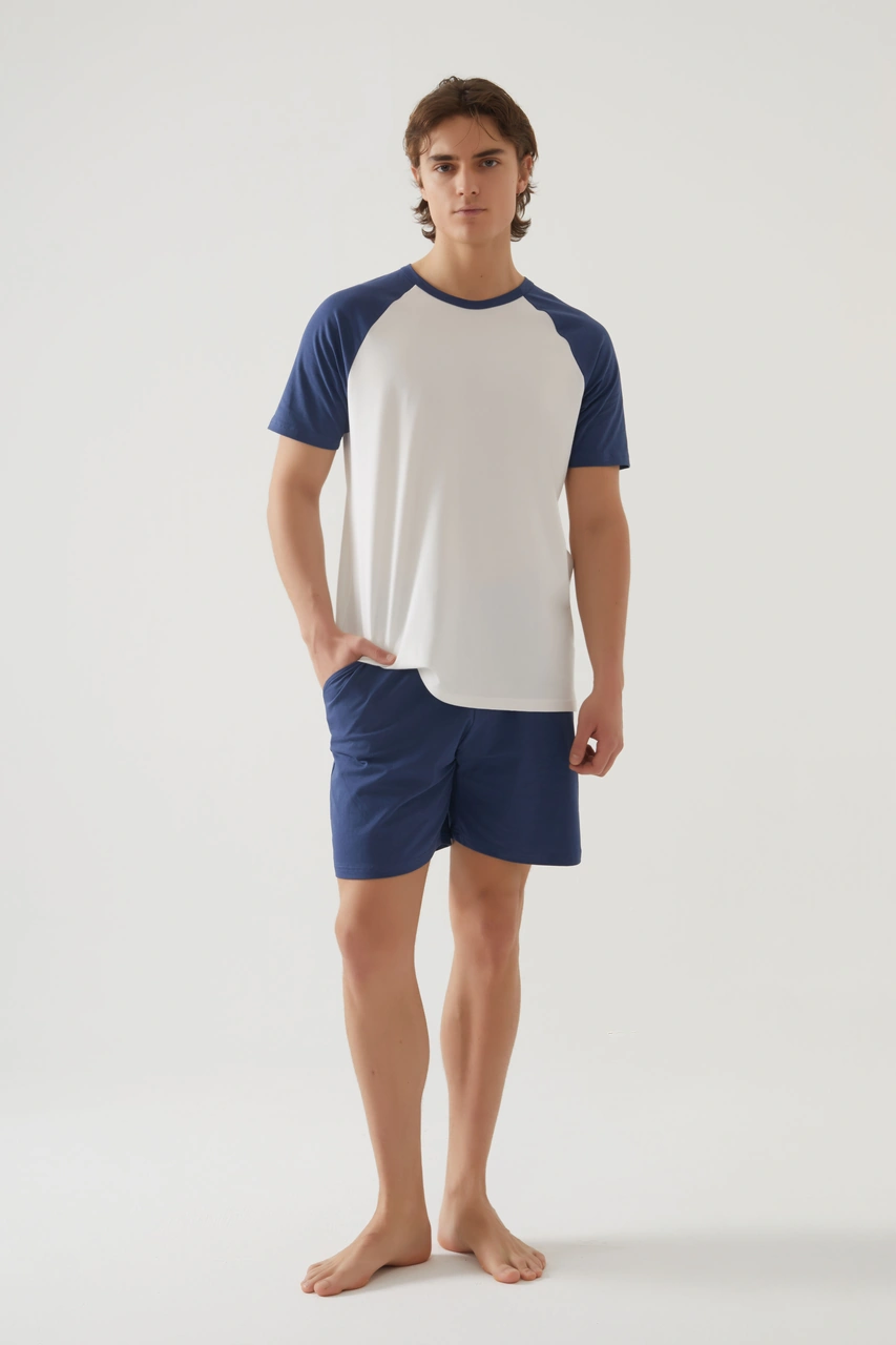 Koza İç Giyim Erkek Pamuklu Cep Detaylı Reglan Kol Pijama Takımı Ke30319 İndigo Koza İç Giyim Erkek Pamuklu Cep Detaylı Reglan Kol Pijama Takımı Ke30319 İndigo
