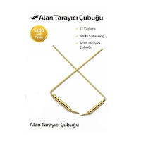 %100 Saf Pirinç Alan Tarama Çubuğu El Yapımı Profesyonel Define & Enerji Tespit Çubuğu 2 Li Set %100 Saf Pirinç Alan Tarama Çubuğu El Yapımı Profesyonel Define & Enerji Tespit Çubuğu 2 Li Set