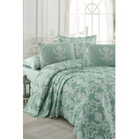 Enlora Home Baskılı Pike Takımı Çift Kişilik Pure Suyeşili Su Yeşili Enlora Home Baskılı Pike Takımı Çift Kişilik Pure Suyeşili Su Yeşili