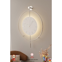 MetaQuartz Aksesuar (Büyük Boy-50*75 cm) E X C L U S I V E Mat Gümüş Kristal Seri -Pilli Led
