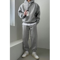 Genius Store Erkek Eşofman Takımı Şardonlu 3 İplik İçi Polarlı Günlük Eşofman Takımı 3iplik-takım Gri Genius Store Erkek Eşofman Takımı Şardonlu 3 İplik İçi Polarlı Günlük Eşofman Takımı 3iplik-takım Gri