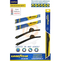 Good Year Togg T10x 2023-2025 Supermute 2'li Muz Tipi Ön Silecek Seti Good Year Togg T10x 2023-2025 Supermute 2'li Muz Tipi Ön Silecek Seti