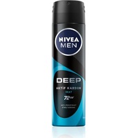 Nivea Men Deep Beat Aktif Karbon Erkek Sprey Deodorant 150 ML Nivea Men Deep Beat Aktif Karbon Erkek Sprey Deodorant 150 ML