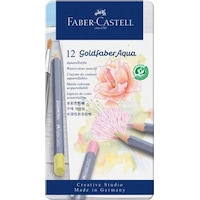 Faber-Castell Goldfaber Aqua Boya Kalemi 12’li Pastel Renkler, Yüksek Pigmentli, Suya Dayanıklı, Kolay Açılabilir Faber-Castell Goldfaber Aqua Boya Kalemi 12’li Pastel Renkler, Yüksek Pigmentli, Suya Dayanıklı, Kolay Açılabilir
