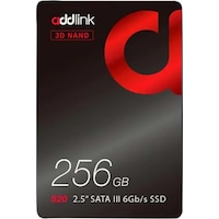 Addlink AD256GBS20S3S 3D Nand 2.5" 256 GB SATA 3 SSD Addlink AD256GBS20S3S 3D Nand 2.5" 256 GB SATA 3 SSD