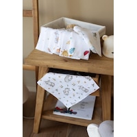 Lizayn Home Pamuklu Müslin 10'lu Karışık Desen Bebek Ağız Mendili Çift Taraflı Açık Sarı Lizayn Home Pamuklu Müslin 10'lu Karışık Desen Bebek Ağız Mendili Çift Taraflı Açık Sarı