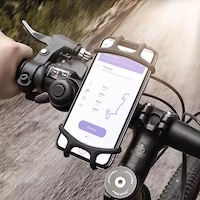4.7-6.5 Inc Silikon Bisiklet, Scooter Telefon Tutucu 4.7-6.5 Inc Silikon Bisiklet, Scooter Telefon Tutucu