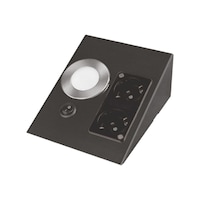 Cata Ct-5110b Ledli Üçgen Spot Siyah Kasa Çift Prizli Beyaz Siyah Cata Ct-5110b Ledli Üçgen Spot Siyah Kasa Çift Prizli Beyaz Siyah