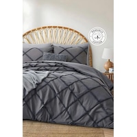 Evlen Home Pamuklu Aimar Yatak Örtüsü Takımı Tek Kişilik Günlük Boho 2 Parça Elyaf Dolgulu Antrasit Koyu Gri Antrasit Evlen Home Pamuklu Aimar Yatak Örtüsü Takımı Tek Kişilik Günlük Boho 2 Parça Elyaf Dolgulu Antrasit Koyu Gri Antrasit