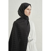 Armine Elegance İpek Pamuk Dama Şal 01 Siyah Armine Elegance İpek Pamuk Dama Şal 01 Siyah