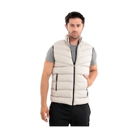 Slazenger Hamon Erkek Yelek Bej Sa22Ye003-120 Slazenger Hamon Erkek Yelek Bej Sa22Ye003-120