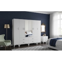 Odin 6 Kapaklı Dolap Gardırop Byz - M2 Odin 6 Kapaklı Dolap Gardırop Byz - M2