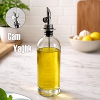 Porsima 3890-1 Gümüş Sızdırmaz Kapaklı Cam Yağlık Sirkelik Yağdanlık 500 Ml Şefaf Porsima 3890-1 Gümüş Sızdırmaz Kapaklı Cam Yağlık Sirkelik Yağdanlık 500 Ml Şefaf