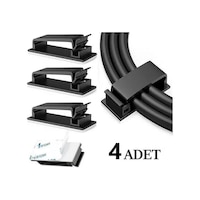 Mucit Home 4 Adet Çoklu Kablo Düzenleyeci Yapışkanlı Kablo Toplayıcı Masa Kablo Düzenleyici Mucit Home 4 Adet Çoklu Kablo Düzenleyeci Yapışkanlı Kablo Toplayıcı Masa Kablo Düzenleyici