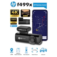 Hp F499x 4k Wdr, Araçiçi Ön + Arka Kamera, 1.5 Inch Renkli Lcd Ekran, Gps Li, Wi-fi Destekli Hp F499x 4k Wdr, Araçiçi Ön + Arka Kamera, 1.5 Inch Renkli Lcd Ekran, Gps Li, Wi-fi Destekli