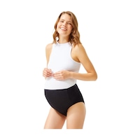 Cottonhill Siyah Pamuklu Yüksek Bel Hamile Bikini Külot Siyah Cottonhill Siyah Pamuklu Yüksek Bel Hamile Bikini Külot Siyah