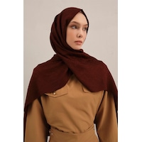 Armine Lyocell Naia Üçgen Monogram Şal 5 - 75 X 200 / Bordo - 32 Bordo - 32 Armine Lyocell Naia Üçgen Monogram Şal 5 - 75 X 200 / Bordo - 32 Bordo - 32