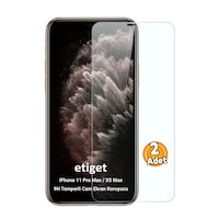 Apple Uyumlu iPhone 11 Pro Max / Xs Max Temperli 9h Cam Ekran Koruyucu 2 Adet Apple Uyumlu iPhone 11 Pro Max / Xs Max Temperli 9h Cam Ekran Koruyucu 2 Adet