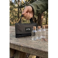 Utx Kamp Baharatlığı Dayanıklı Askeri Kumaş, Taşınabilir Kamp & Outdoor Baharat Çantası Siyah