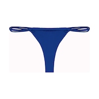 İpli Bantlı String Tek Bikini Alt Mavi İpli Bantlı String Tek Bikini Alt Mavi