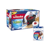 Vileda Turbo Pedallı Temizlik Seti + Yedek Mop Vileda Turbo Pedallı Temizlik Seti + Yedek Mop
