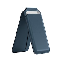 Buff Apple Uyumlu iPhone Walletmag 2.0 Stant Manyetik Deri Cüzdan Blue Mavi