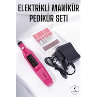 Elektrikli Manikür Pedikür Törpü Seti Protez Tırnak Nasır Temizleyici Elektrikli Manikür Pedikür Törpü Seti Protez Tırnak Nasır Temizleyici