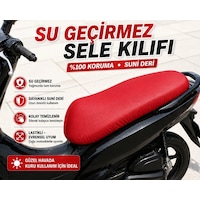 Aprilia Sr 125 Motosiklet Sele Kılıfı Su Geçirmez Sele Koruma Kırmızı Aprilia Sr 125 Motosiklet Sele Kılıfı Su Geçirmez Sele Koruma Kırmızı